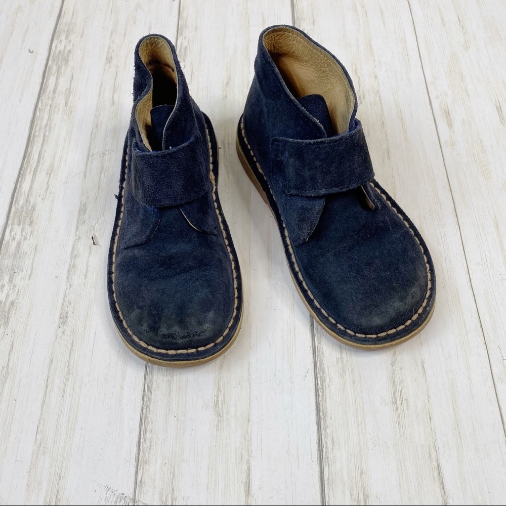 Pisamonas Blue Riptape Suede Desert Boots